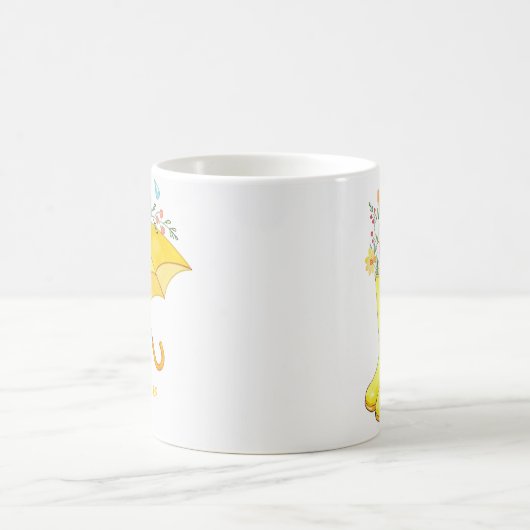 Whimsischer Springfloral Baby Dusche Tasse - A (Mittel)
