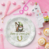 Whimsischer St. Patrick's Day Gnom Pappteller (Party)