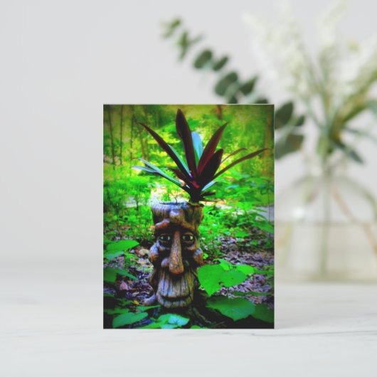 Whimsischer Stumpf Postkarte (Stehend Vorderseite)