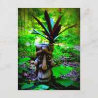 Whimsischer Stumpf Postkarte