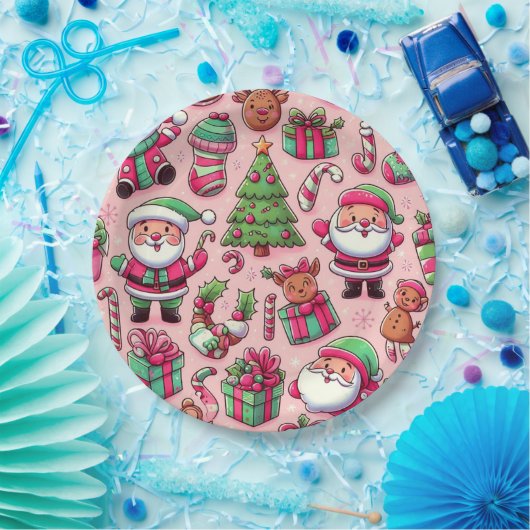 Whimsischer Teller für Weihnachten (Party)