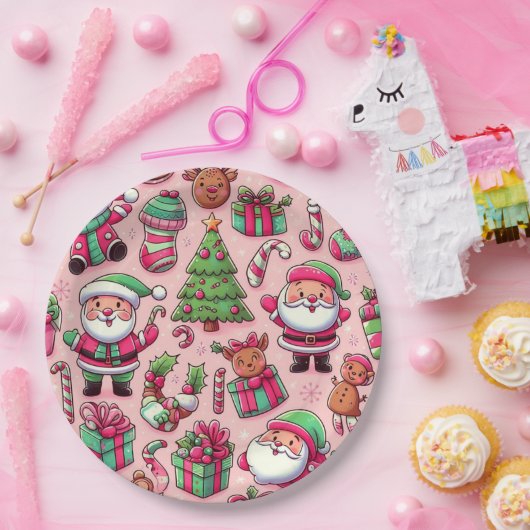 Whimsischer Teller für Weihnachten (Party)