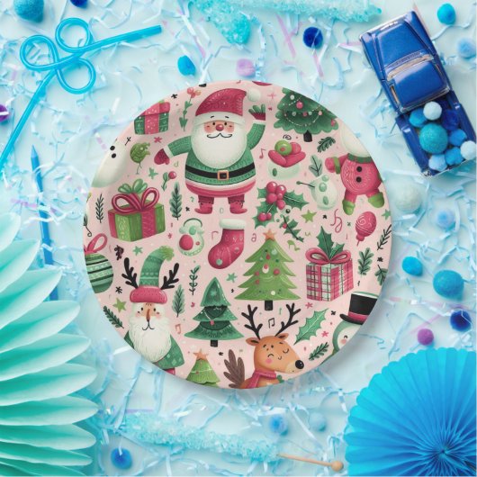 Whimsischer Teller für Weihnachten (Party)