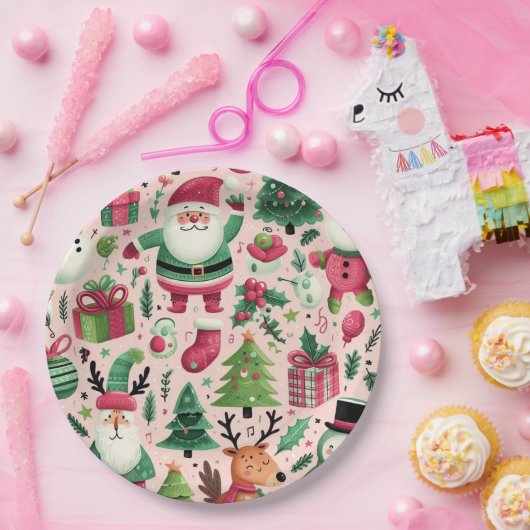 Whimsischer Teller für Weihnachten (Party)