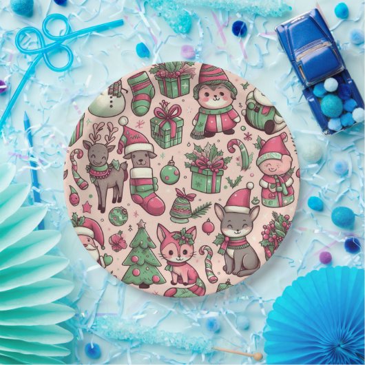 Whimsischer Teller für Weihnachten (Party)