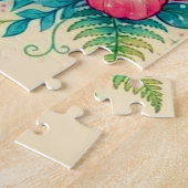 Whimsischer Träumerischer Ozean Paradies Hibiskus Puzzle (Seite)