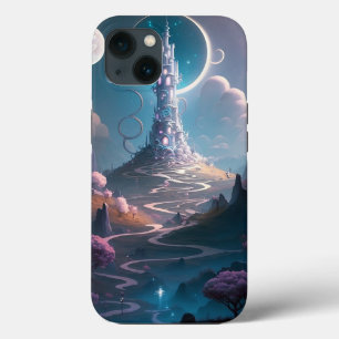 Whimsischer Turm Landschaft Fantasy Art Case-Mate iPhone Hülle