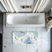 Whimsischer Unterwasserwelt - Muster für Meeresleb Badematte