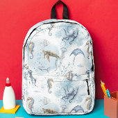 Whimsischer Unterwasserwelt - Muster für Meeresleb Bedruckter Rucksack
