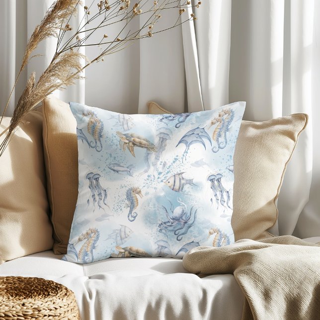 Whimsischer Unterwasserwelt - Muster für Meeresleb Kissen (Von Creator hochgeladen)