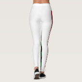 Whimsischer Urlaub Liebe Kunst Leggings (Rückseite)