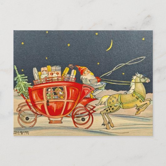 Whimsischer Urlaub Postkarte (Vorderseite)