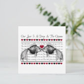 Whimsischer Valentinstag (Stehend Vorderseite)