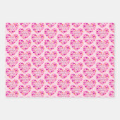Whimsischer Valentinstag Geschenkpapier Set (Vorderseite)