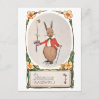 Whimsischer Vintager Osterhase