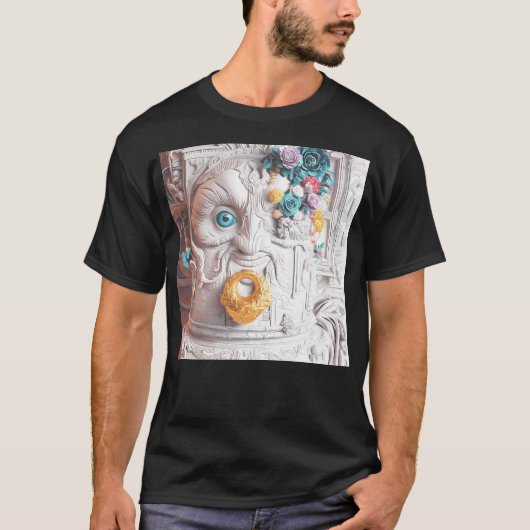 Whimsischer Wächter des Blumenreichs T-Shirt (Vorderseite)