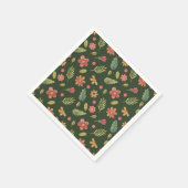 Whimsischer Wald Blume Serviette (Ecke)