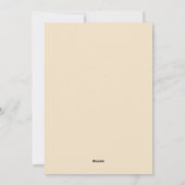 Whimsischer Wald Feiertagskarte (Rückseite)