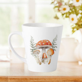 Whimsischer Wald Pilz Vintag Bauernhof Milchtasse
