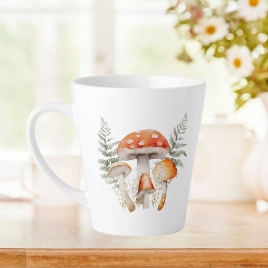 Whimsischer Wald Pilz Vintag Bauernhof Milchtasse