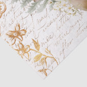 Whimsischer Wald Pilz Vintager Brief Entkopplung Seidenpapier (Detail)