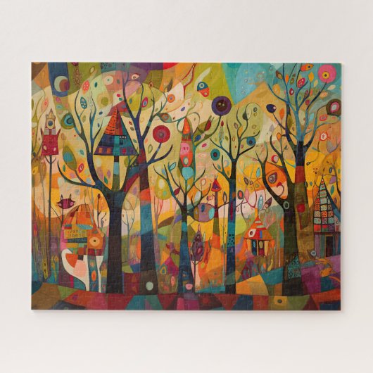 Whimsischer Wald Puzzle (Horizontal)