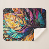 Whimsischer Wald Sherpadecke (Vorderseite (Horizontal))