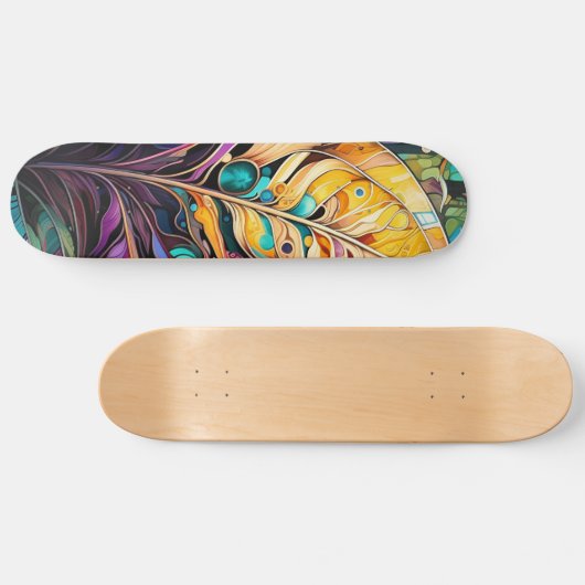 Whimsischer Wald Skateboard (Horizontal)