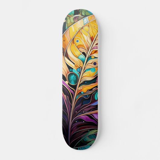 Whimsischer Wald Skateboard (Vorderseite)