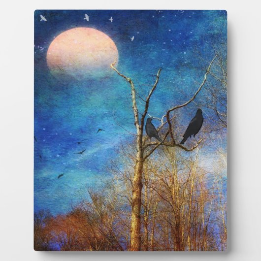 Whimsischer Wald Szene Fotoplatte (Vorderseite)