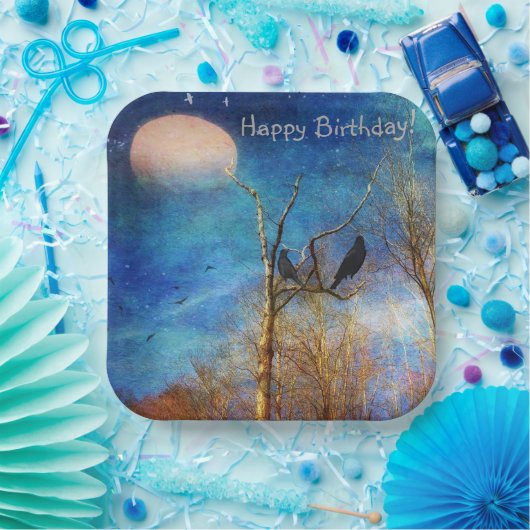 Whimsischer Wald Szene Pappteller (Party)