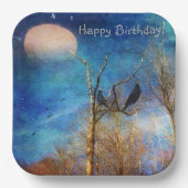 Whimsischer Wald Szene Pappteller (Vorderseite)