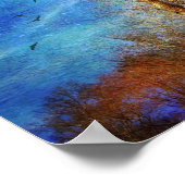 Whimsischer Wald Szene Poster (Ecke)