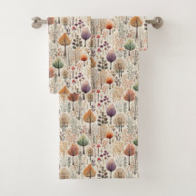 Whimsischer Wald Wasserfarbenwald