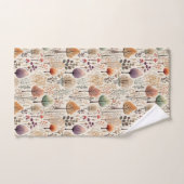 Whimsischer Wald Wasserfarbenwald Badhandtuch Set (Handtuch)