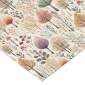 Whimsischer Wald Wasserfarbenwald Kurzer Tischläufer (Ecke)