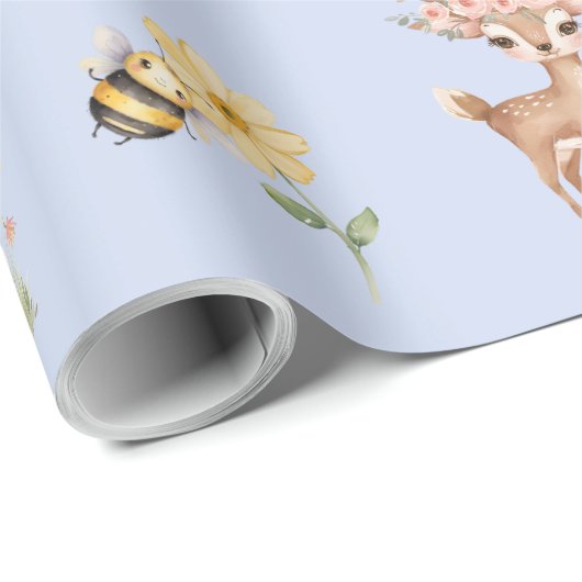 Whimsischer Wald Wildlife Geschenkpapier (Rolleneckpunkt)