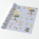Whimsischer Wald Wildlife Geschenkpapier (Ungerollt)