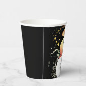 Whimsischer Wasserfarbendrache Geburtstag Pappbecher (Rechts)