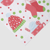 Whimsischer Weihnachten Gemütliche Feiertage Seidenpapier (Detail)