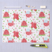 Whimsischer Weihnachten Gemütliche Feiertage Seidenpapier (Handwerk)