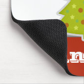 Whimsischer Weihnachtsbaum Mousepad (Ecke)