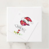 Whimsischer Weihnachtsbird Geschenkanhänger (Beispiel)