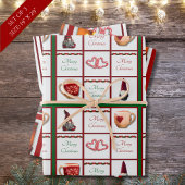 Whimsischer Weihnachtsbummel Papier Set von 3