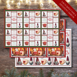 Whimsischer Weihnachtsbummel Papier Set von 3