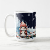 Whimsischer Weihnachtsbunny Kaffeetasse (Links)