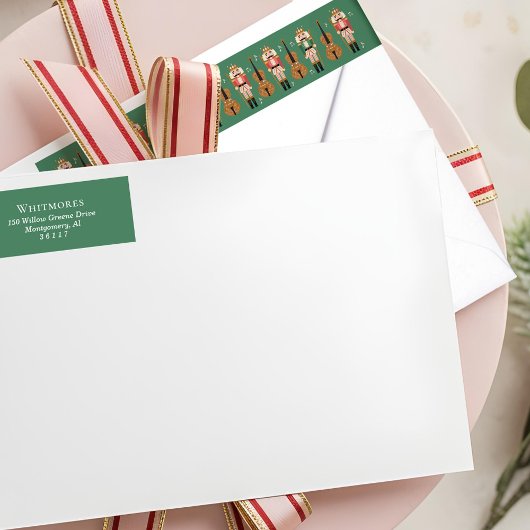 Whimsischer Weihnachtscreme Ballett Geige Musik