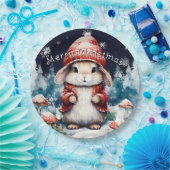 Whimsischer Weihnachtsfest Weihnachten Weihnachtsf Pappteller (Party)