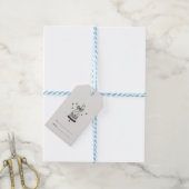 Whimsischer Weihnachtsglocke Geschenkanhänger (Mit Garn)