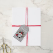 Whimsischer Weihnachtsgnome-Gefallen Geschenkanhänger (Mit Garn)